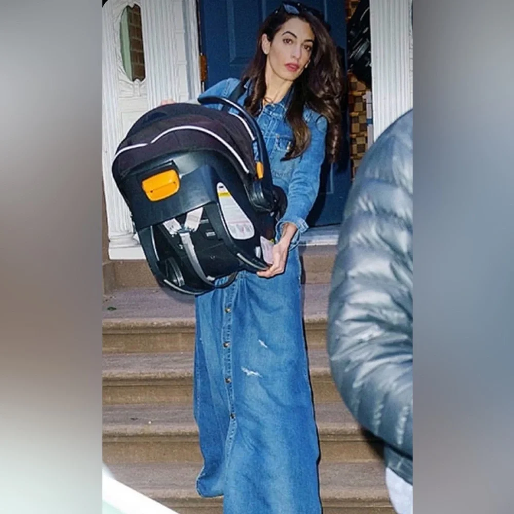 Ralph Lauren Blue Button-Front Maxi Denim Dress - Picture 6 of 16